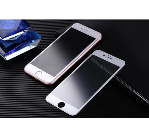 5D full cover Tempered glass screen protector Apple iPhone 7 Plus / iPhone 8 Plus / Извит стъклен скрийн протектор Apple iPhone 7 Plus / iPhone 8 Plus - бял мат — снимка 2