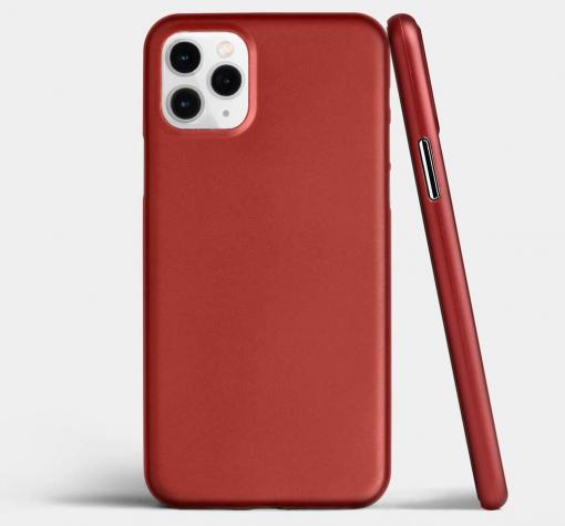 Силиконов калъф / гръб / TPU за Apple iPhone 11 6.1 - червен / мат