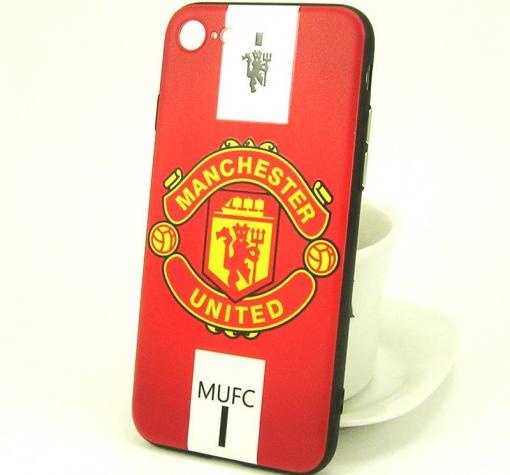 Луксозен твърд гръб за Apple iPhone 6 / iPhone 6S - червен / Manchester United
