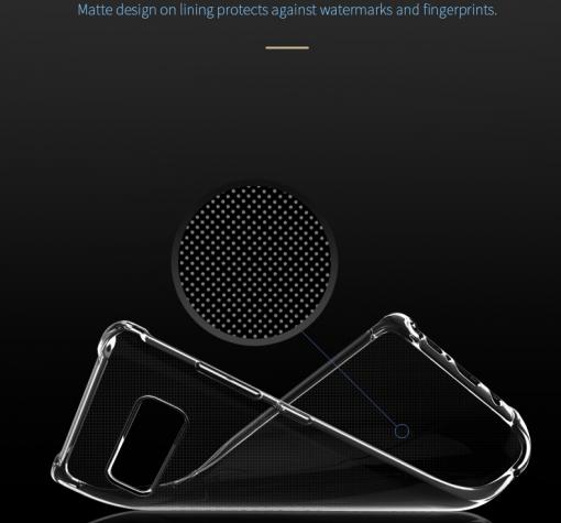 Луксозен силиконов калъф / гръб / TPU ROCK Fence S Series за Samsung Galaxy Note 8 N950 - прозрачен — снимка 2