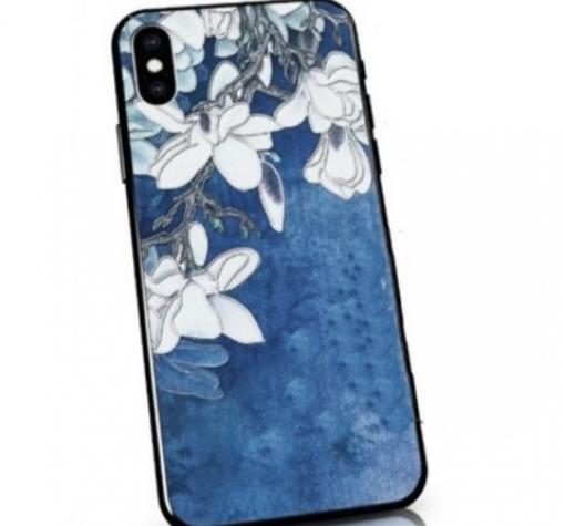 Твърд гръб със силиконов кант за Huawei P40 lite E - син / Orchid