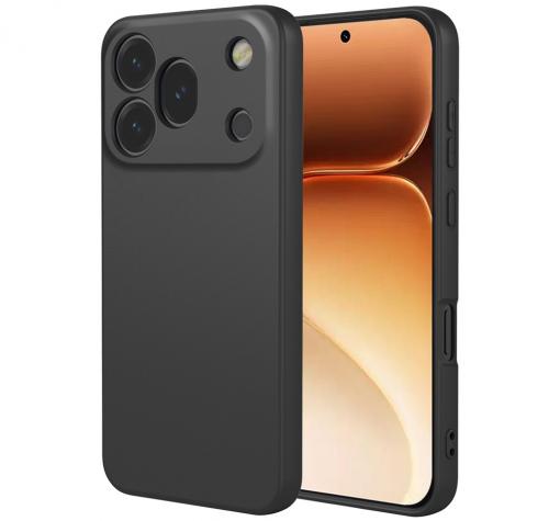 Силиконов калъф / кейс за Honor 600 Pro - Черен гръб със защита за камерата — снимка 2