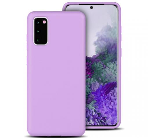 Луксозен силиконов калъф / гръб / Soft Touch TPU за Xiaomi Poco M3 - светло лилав