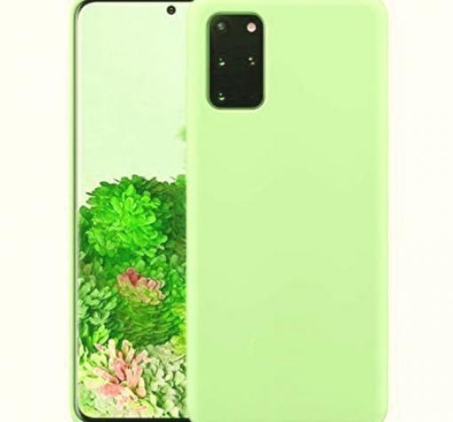 Луксозен силиконов гръб Silicone Cover за Samsung Galaxy S20 - резида