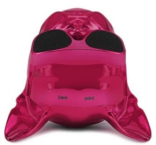 Тонколона Dog Head Bluetooth / Dog Head Bluetooth Wireless Stereo Speaker - цикламена — снимка 3