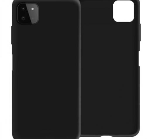 Силиконов калъф / гръб / TPU кейс за Samsung Galaxy A22 5G - черен / мат