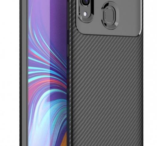 Луксозен силиконов калъф / гръб / TPU Auto Focus за Xiaomi Redmi Note 7 - черен / Carbon