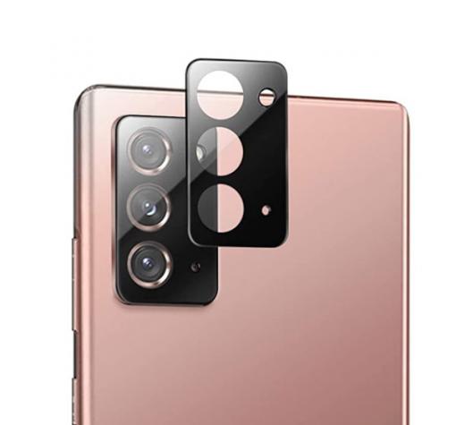 Стъклен протектор / 3D Tempered Glass Camera Lens / за задна камера на Samsung Galaxy A31 - черен