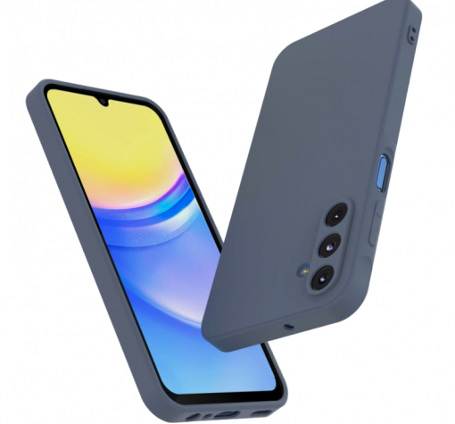 Силиконов калъф / кейс / Nano TPU за Samsung Galaxy A36 5G - сив графит гръб със защита за камерата