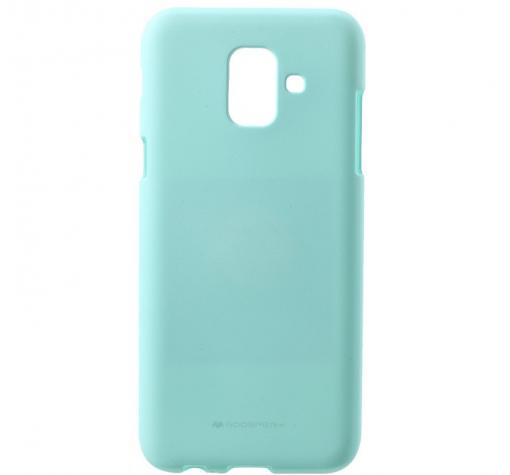 Луксозен силиконов калъф / гръб / TPU Mercury GOOSPERY Soft Jelly Case за Samsung Galaxy A6 2018 - мента