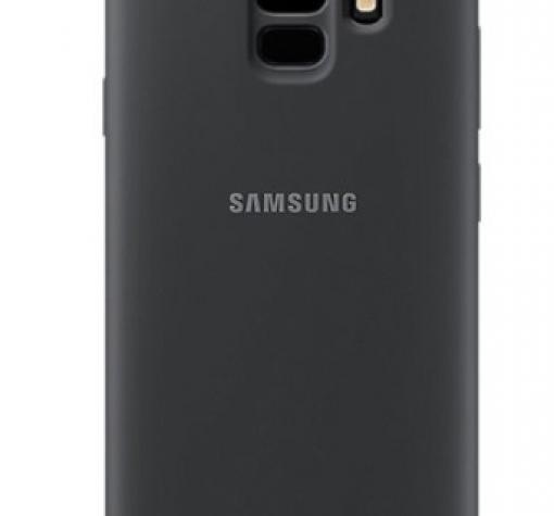Оригинален гръб Silicone Cover за Samsung Galaxy A6 2018 - черен