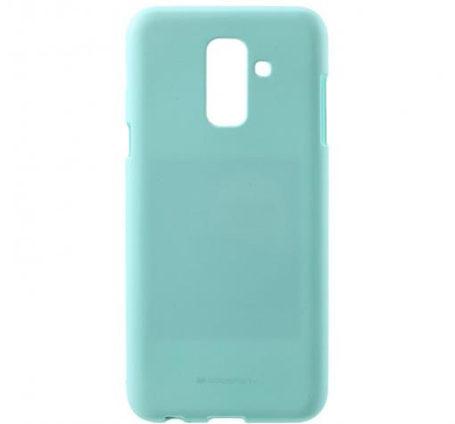 Луксозен силиконов калъф / гръб / TPU Mercury GOOSPERY Soft Jelly Case за Samsung Galaxy A6 Plus 2018 - мента