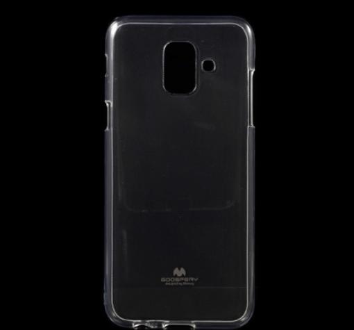 Луксозен силиконов калъф / гръб / TPU Mercury GOOSPERY Jelly Case за Samsung Galaxy A6 2018 - прозрачен