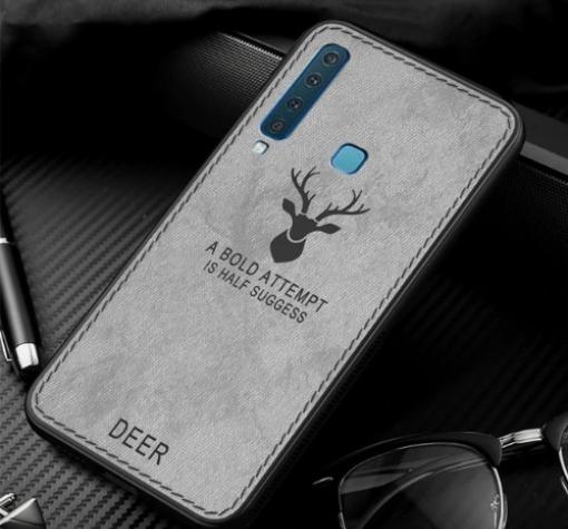 Луксозен гръб Deer за Samsung Galaxy A9 A920F 2018 - сив