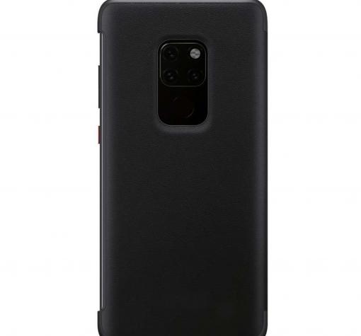 Луксозен калъф Smart View Cover за Huawei Mate 20 - черен — снимка 3