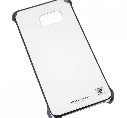 Оригинален твърд гръб Clear Cover EF-QG950 за Samsung Galaxy S8 G950 - прозрачен с лиалв кант