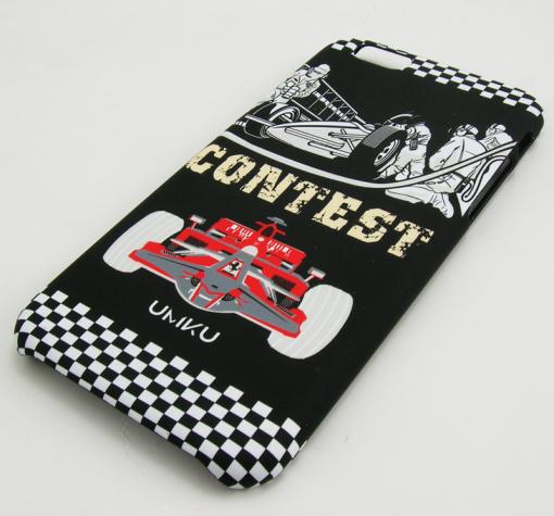 Луксозен твърд гръб / капак / UMKU за Apple iPhone 6 4.7'' - черен / CONTEST — снимка 2