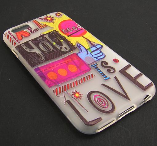 Силиконов калъф / гръб / TPU за Apple iPhone 6 4.7'' - Love