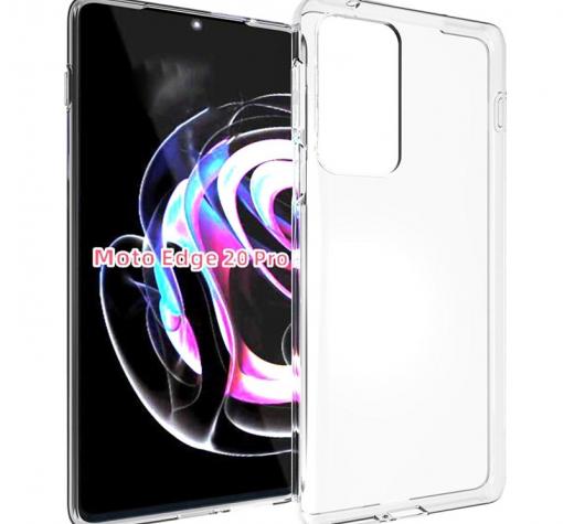 Силиконов калъф / гръб / TPU за Motorola Edge 20 Pro - прозрачен
