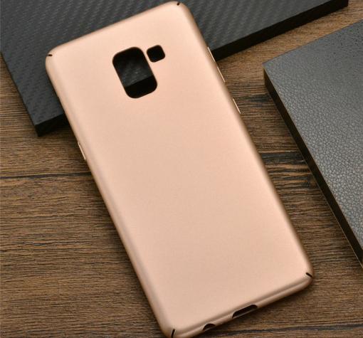 Луксозен твърд гръб за Samsung Galaxy A8 2018 A530F - Rose Gold