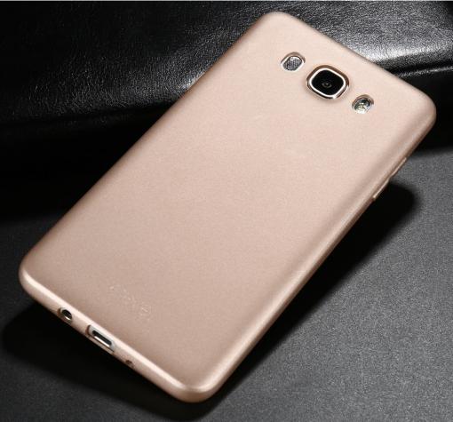 Оригинален силиконов калъф / гръб / TPU X-level Guardian Series за Samsung Galaxy J5 2016 J510 - златист — снимка 3