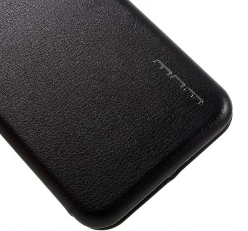 Луксозен кожен калъф Flip тефтер със стойка WUW за Apple iPhone 7 - черен — снимка 3