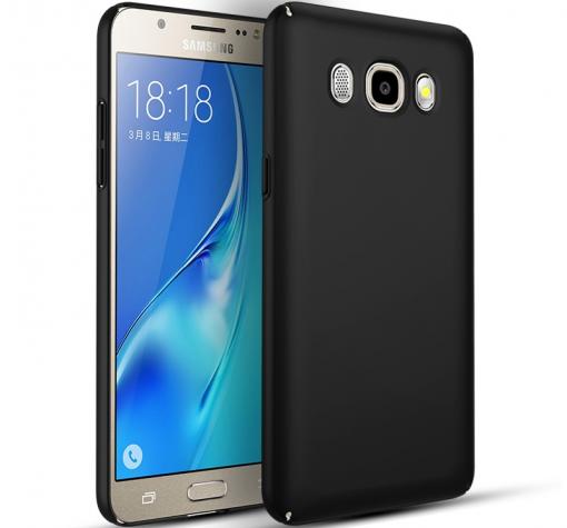 Луксозен твърд гръб за Samsung Galaxy J5 2016 J510 - черен