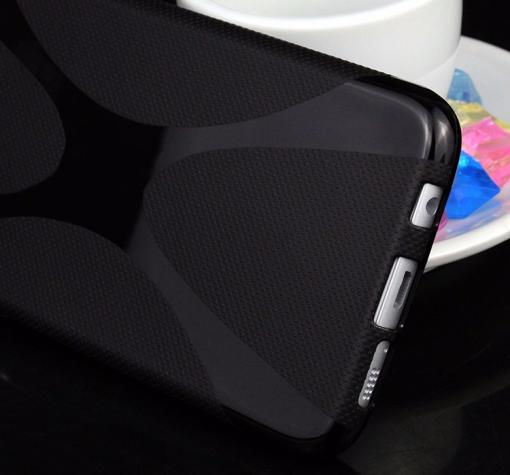 Силиконов калъф / гръб / TPU X Line за Samsung Galaxy S7 G930 / Samsung S7 - черен — снимка 3
