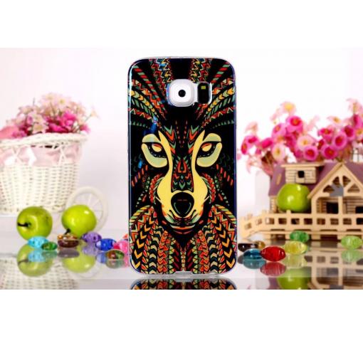 Силиконов калъф / гръб / TPU за Samsung Galaxy S6 Edge G925 - wolt / вълк