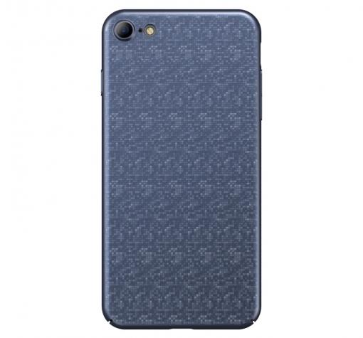 Луксозен твърд калъф / гръб / Baseus Plaid Case Back Cover Skin за Apple iPhone 7 Plus / iPhone 8 Plus - син — снимка 2