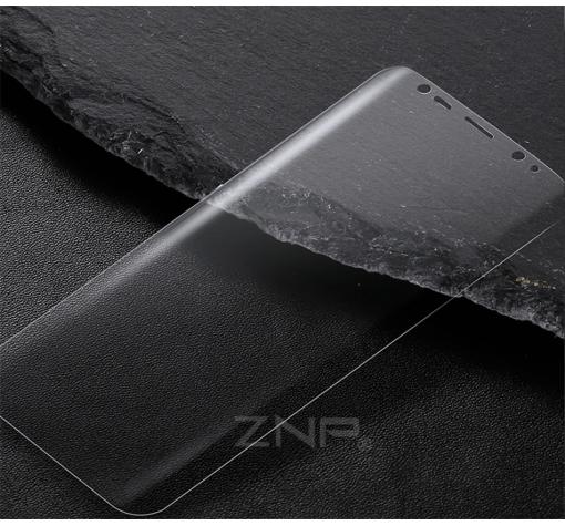 4D full cover Tempered glass screen protector Samsung Galaxy S8 Plus G955 / Заоблен стъклен скрийн протектор Samsung Galaxy S8 Plus G955 - прозрачен — снимка 2