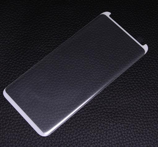Оригинален извит стъклен скрийн протектор / 4D EQUIPTORS Screen Protector за Samsung Galaxy S8 Plus G955 - Silver — снимка 2