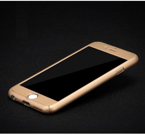Силиконов гръб Magic Skin 360° FULL за Apple iPhone 6 / iPhone 6S - златист — снимка 2