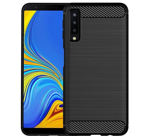 Силиконов калъф / гръб / TPU за Samsung Galaxy A50 / A50S / A30S - черен / carbon