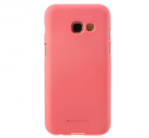Луксозен силиконов калъф / гръб / TPU Mercury GOOSPERY Soft Jelly Case за Samsung Galaxy A5 2017 A520 - розов