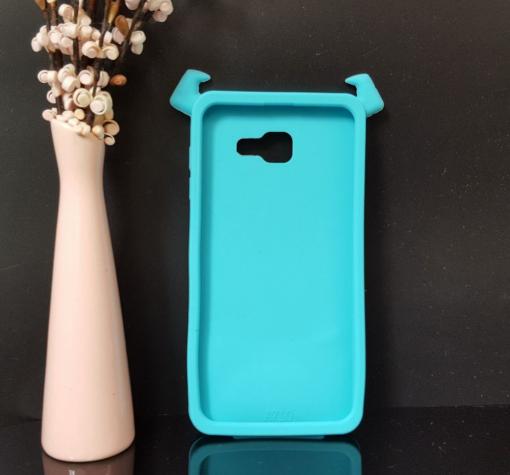 Силиконов калъф / гръб / TPU 3D за Samsung Galaxy A3 2016 A310 - Monsters / син — снимка 2
