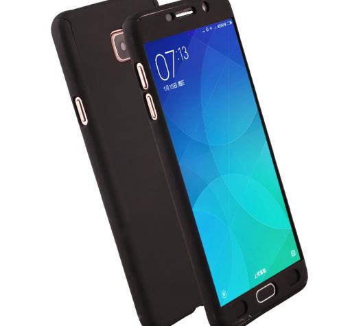 Твърд гръб Magic Skin 360° FULL за Samsung Galaxy J7 2017 J730 - черен