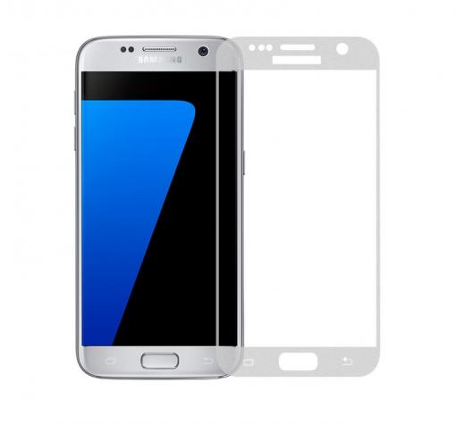 3D full cover Tempered glass screen protector Samsung Galaxy S7 G930 / Стъклен скрийн протектор за Samsung Galaxy S7 G930 - прозрачен