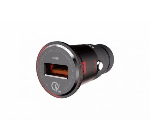 Универсално зарядно за кола LDNIO C304Q Car Charger 5V / Micro USB за Samsung, Lenovo, LG, HTC, Sony, Nokia, Huawei, ZTE, BlackBerry, Xiaomi и др. - тъмно червен — снимка 2