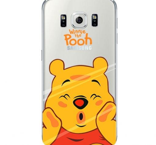 Ултра тънък силиконов калъф / гръб / TPU Ultra Thin за Samsung J500 Galaxy J5 - прозрачен / Мечо Пух