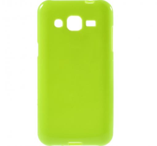 Ултра тънък силиконов калъф / гръб / TPU Ultra Thin Candy Case за Samsung Galaxy J3 2016 - зелен