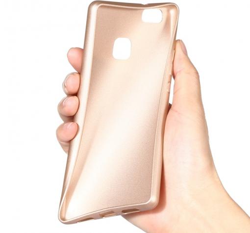 Оригинален силиконов калъф / гръб / TPU X-level Guardian Series за Huawei P9 Lite - златист — снимка 4