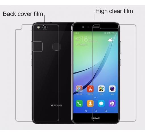 Удароустойчив скрийн протектор 360° за Huawei P10 Lite - прозрачен / лице и гръб