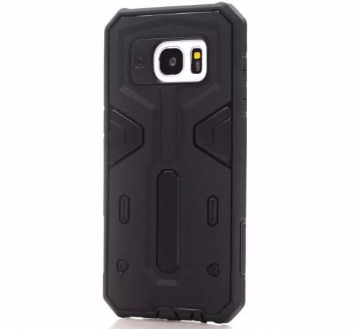 Силиконов гръб TPU Hybrid с твърда част за Samsung Galaxy A3 2016 A310 - черен