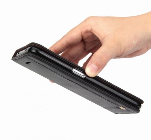 Луксозен кожен калъф Flip тефтер Prestige Book със стойка за Samsung Galaxy S9 Plus G965 - черен — снимка 2