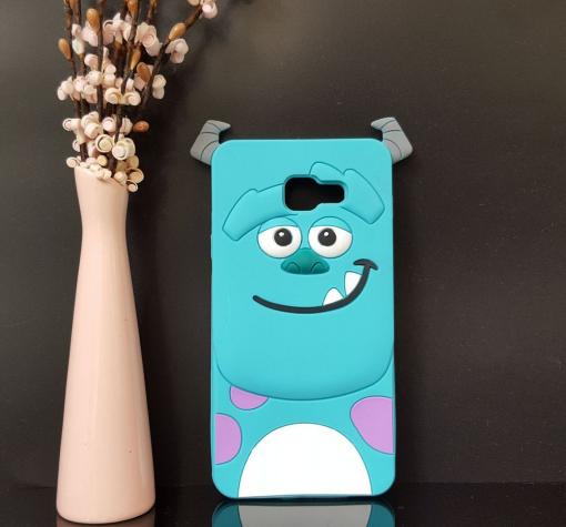 Силиконов калъф / гръб / TPU 3D за Samsung Galaxy A3 2016 A310 - Monsters / син