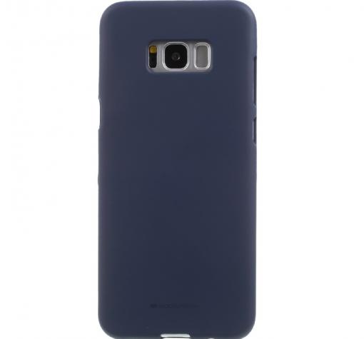 Луксозен силиконов калъф / гръб / TPU Mercury GOOSPERY Soft Jelly Case за Samsung Galaxy S8 G955 Plus - тъмно син