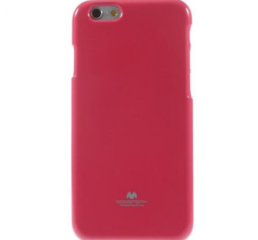 Луксозен силиконов калъф / гръб / TPU Mercury GOOSPERY Jelly Case за Apple iPhone 6 4.7" - цикламен — снимка 2