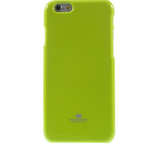 Луксозен силиконов калъф / гръб / TPU Mercury GOOSPERY Jelly Case за Apple iPhone 6 4.7" - зелен — снимка 2