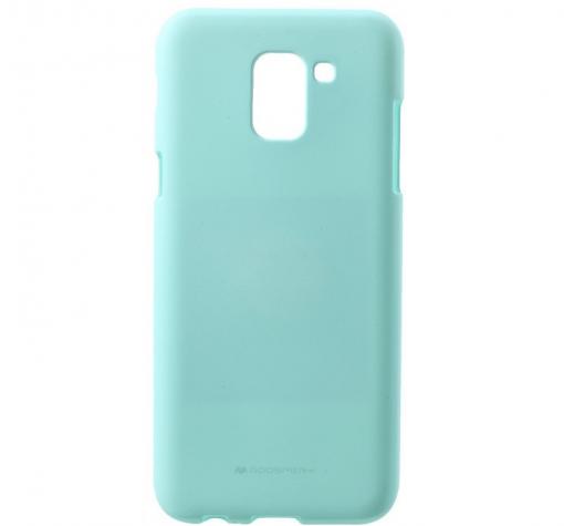 Луксозен силиконов калъф / гръб / TPU Mercury GOOSPERY Soft Jelly Case за Samsung Galaxy J6 2018 - мента